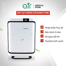 Mua Máy Lọc Không Khí Cao Cấp BONECO P500 Chống Dị Ứng  Khử Mùi  Diệt Khuẩn  Lọc Bụi Báo Ô  Khuếch Tán/ Xông Tinh Dầu Nhiễm  Báo Ô Nhiễm ( 67m2) - Hàng Nhập Khẩu