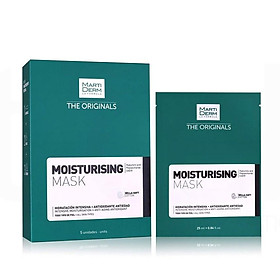 Mặt nạ dưỡng ẩm, phục hồi da - MartiDerm The Originals Moisturising Mask Full hộp 10 miếng