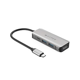 CỔNG CHUYỂN HYPERDRIVE HDMI 4K60HZ 4-IN-1 USB-C HUB - HD41 - HÀNG CHÍNH HÃNG