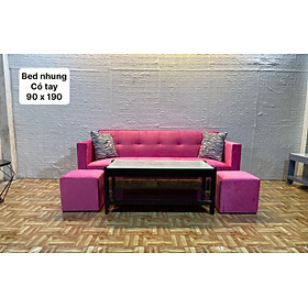 Mua Bộ sofa bed có tay kèm bàn tiện lợi Juno Sofa cho chung cư  căn hộ giá rẻ cho học sinh  sinh viên