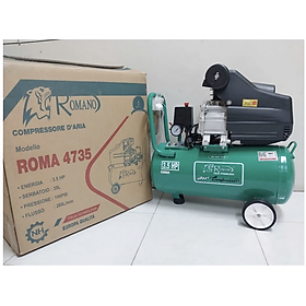 Mua MÁY NÉN KHÍ CÓ DẦU 3.5HP 35L ROMANO RM-4735 (PISTON 47 NẠP HƠI NHANH)- HÀNG CHÍNH HÃNG