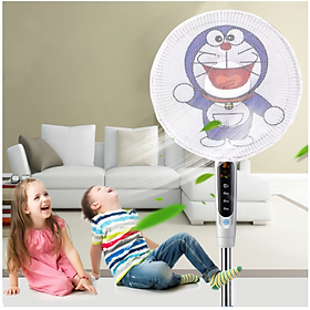 Mua Lưới bọc quạt ngăn bụi bẩn hình thú băng thun co dãn đa năng tiện lợi cho mọi nhà GD751-BocQuat-nho