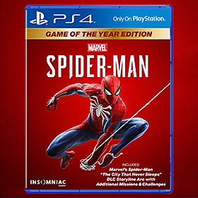 Đĩa Game PS4: Marvel Spider Man Game Of The Year Edition - Hàng Chính Hãng