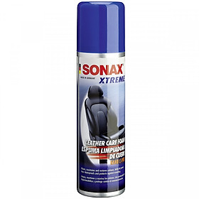 Chai Xịt Bảo Dưỡng Da Dạng Bọt Công Nghệ Nano Sonax Xtreme Leather Care Foam Nano Pro 289100 (250ml)