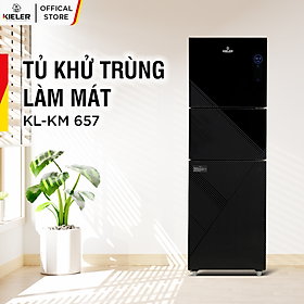 Tủ khử trùng Kieler KL-KM657 dung tích 250L làm mát thực phẩm và khử trùng đồ dùng bếp diệt được các loại virus độc hại  - Hàng Chính Hãng