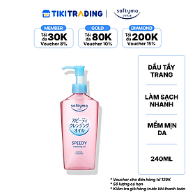 Dầu tẩy trang làm sạch nhanh SOFTYMO (240ml/ chai)