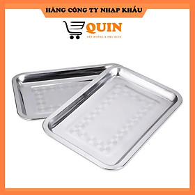 Mua Khay Đựng Đồ Nướng Inox  Khay đựng đồ nướng dã ngoại