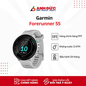 Mua (Tặng Dán Cường Lực) Đồng Hồ Thông Minh Garmin Forerunner 55 Fr55 - Hàng Chính Hãng FPT