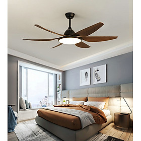 Mua Quạt trần trang trí  quạt trần đèn  quạt trần hiện đại điều khiển từ xa 6 tốc độ gió  sải cánh lớn 1.67m quay tiến lùi làm mát hút ẩm  đèn Led 3 màu siêu sáng tạo điểm nhấn cho mọi không gian nội thất 118