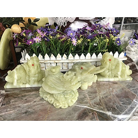 Mua Bộ combo Tỳ Hưu  Cóc Ba Chân  Cóc Ngậm Tiền  Thiềm Thừ và Long quy  rùa đầu rồng phong thủy chiêu nạp tài lộc đá ngọc Onyx