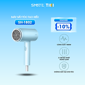 Máy sấy tóc tạo kiểu smate sh-1802 - công suất 1800w 3 chế độ nhiệt sấy nóng lạnh mau khô & bảo vệ tóc công nghệ ion âm giảm xơ rối
