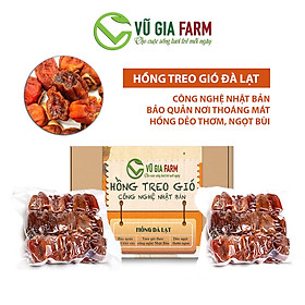 Hồng Treo Gió Đà Lạt - Treo gió tự nhiên, mật béo dẻo thơm ngon, đặc sản mùa thu Đà Lạt