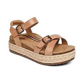 Sandal sức khỏe nữ Aetrex Paula Camel