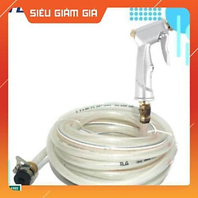  Bộ dây và vòi xịt nước tăng áp lực nước 300% loại 10m (vòi bạc-dây trắng) 206710206710206713-1206498-1 