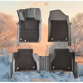 Thảm lót sàn 2 lớp sd3 Nissan Navara 2015+ Nhãn hiệu Macsim - Giảm giá nhưng chất lượng không