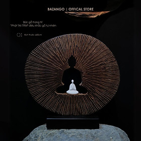 Bức gỗ trang trí "PHẬT TẠI TÂM" - Món quà ý nghĩa - Bazango - Trang Trí Nhà Decor Decor Phòng