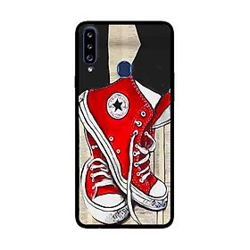 Ốp Lưng Dành Cho Samsung Galaxy A20s mẫu Giày Đỏ - Hàng Chính Hãng