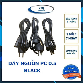 Mua Dây nguồn máy tính pc nồi cơm điện dài 1.5m ARIGATO dây lõi hợp kim đồng chịu tải cao