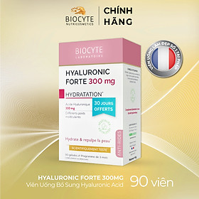 B17C Viên Uống Bổ Sung Hyaluronic Acid - Hyaluronic Forte 300mg - Biocyte - Hộp 90 viên