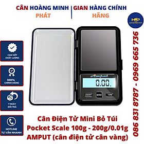 Mua Cân Điện Tử Mini Bỏ Túi Pocket Scale 100g-200g/0.01g AMPUT (cân điện tử cân vàng-cân kỹ thuật)   CÂN HOÀNG MINH PHÁT
