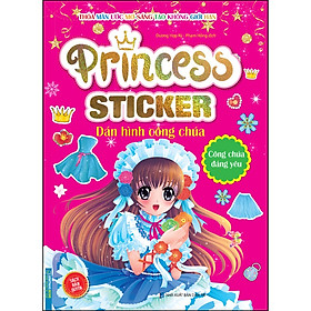 Sách - Princess sticker - Dán hình công chúa - Công chúa đáng yêu