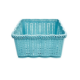 Mua Rổ nhựa vuông đan lưới bằng nhựa tiện lợi  đựng hoa quả  Văn phòng phẩm  Đựng hũ gia vị nhà bếp