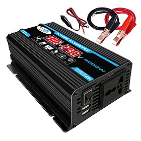 Car Power Inverter DC 12V To 220V AC 50HZ 4000W