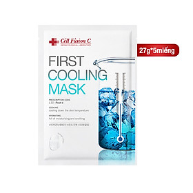 Mặt Nạ Dịu Da Khẩn Cấp Cell Fusion C First Cooling Mask 27g x 5miếng