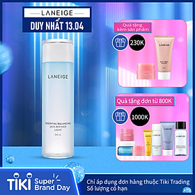 Nước Cân Bằng Dưỡng Ẩm Laneige Essential Balancing Skin Refiner Light Cho Da Dầu Và Hỗn Hợp 200ml