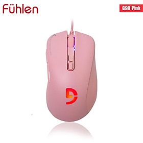 Chuột Gaming Có Dây Fuhlen G90 Pink ( Màu Hồng ) - Hàng Chính Hãng