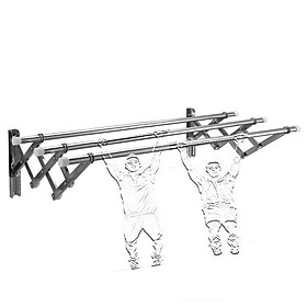 Mua Giàn phơi xếp ống 22mm inox 304 thông minh cao cấp Goda - Sào phơi thông minh xếp gọn ống 22