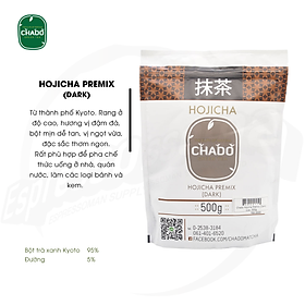 HOJICHA- Bột Trà Xanh Rang Hojicha- Nhật Bản - Dùng Pha Thức Uống - Bánh