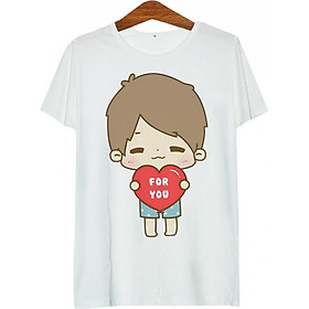Áo thun tay màu Cậu bé Love for you ATCP041