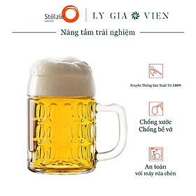 Ly Bia Có Quai Cao Cấp Stölzle Kaiser Beer Mugs 300ml - Dễ Dàng Làm Sạch Bằng Máy Rửa Chén - Phù Hợp Cho Các Quán Bia Thủ Công