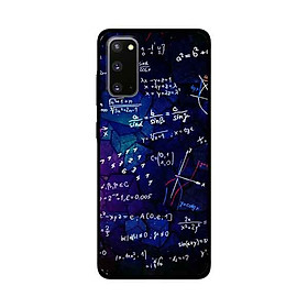 Ốp Lưng Dành Cho Samsung Galaxy S20 mẫu Họa Tiết Số Học - Hàng Chính Hãng