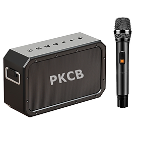 Hình ảnh Bộ Loa Bluetooth không dây nghe nhạc, micro bluetooth không dây hát Karaoke cao cấp 120W công suất lớn Super Bass có cổng usb, thẻ nhớ, line 3.5mm pin 15600MAH sạc Type C Chip DSP loa kết nối TWS lên 240W Hàng Chính Hãng PKCB