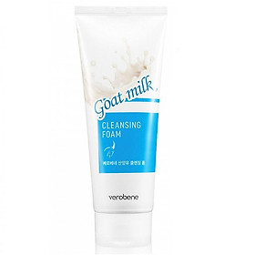 Sữa rửa mặt trắng da tinh chất sữa tươi Verobene Hàn quốc (1 50ml) Kèm bông
