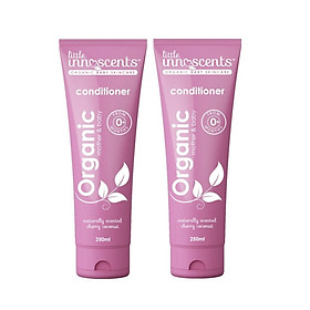 Bộ 2 tuýp Little Innoscents Organic Cherry Coconut Conditioner ( Dầu xả chiết xuất Cherry )