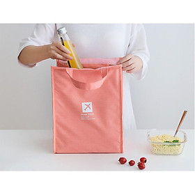 Mua Túi Giữ Nhiệt Đựng Hộp Cơm Văn Phòng Vải Canvas Cao Cấp giữ Nhiệt Lên Đến 6 tiếng KDR-NC305