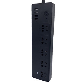 Ổ cắm điện thông minh wifi 4 cổng sạc USB - Hàng nhập khẩu