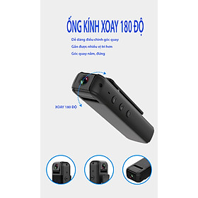 Camera Mini Camera Hành Trình Quay Phim, Chụp Ảnh, Ghi Âm, Kết Nối Wifi Điện Thoại Điều Kiển Qua App, Webcam máy tính Hàng Chính Hãng