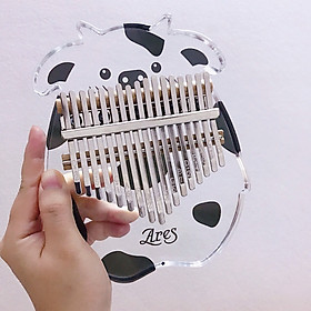 Mua Đàn Kalimba Trong Suốt ARES AC01 Hình Bò Sữa - Kèm Hộp Chống Sốc