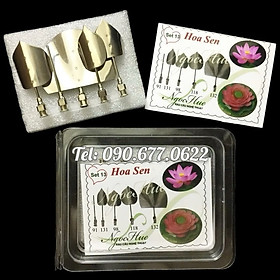 Mua Bộ 5 dụng cụ làm thạch rau câu 3D – Set 13 – Bộ làm hoa sen – Mã số 1310