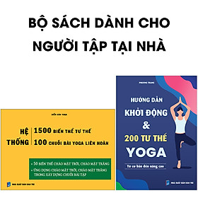 Hình ảnh sách Combo sách Tự tập yoga tại nhà