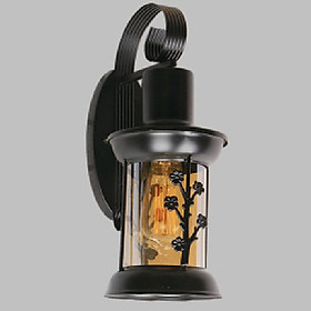 Mua Đèn gắn tường trang trí ngoài trời cao cấp có hoạ tiết cành hoa độc đáo 6382/1W