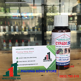 Thuốc diệt muỗi CYPPADO 25EC _ Chai 100ml