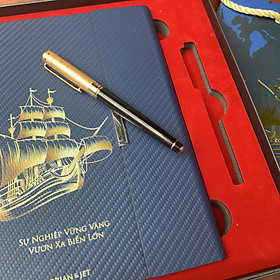 Bộ Giftset độc quyền ‘’bút ký tên dạ bi Picasso 902 và sổ tay bìa thay giấy tiên lợi‘’ , cam kết chính hãng dành cho doanh nhân