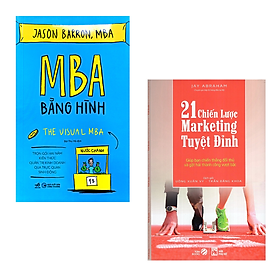 Hình ảnh Combo 2 Cuốn Sách Giúp Lên Chiến Lược Kinh Doanh, Quản Lý Hay-MBA Bằng Hình+21 Chiến Lược Marketing Tuyệt Đỉnh