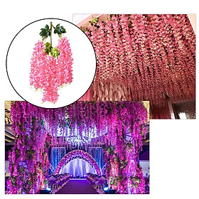 Artificial Wisteria Flowers Vine Silk Flower for Wedding