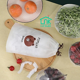 Mua Màng bọc thực phẩm có chun co giãn siêu dai hình túi gấu - Tái Sử Dụng Được Nhiều Lần